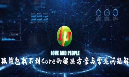 小狐钱包找不到Core的解决方案与常见问题解析