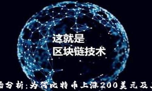 
加密货币市场分析：为何比特币上涨200美元及其背后的原因